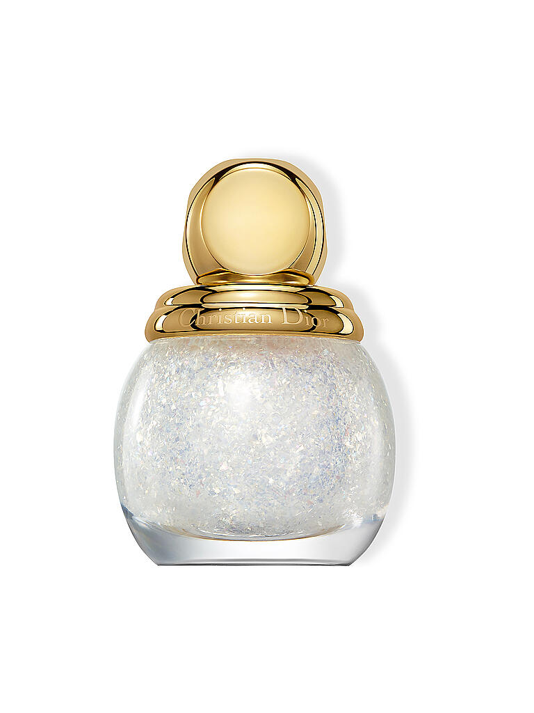 DIOR | Top Coat Nagellack - Diorific Vernis – Golden Nights Collection ( 001 Golden Snow )  | silber