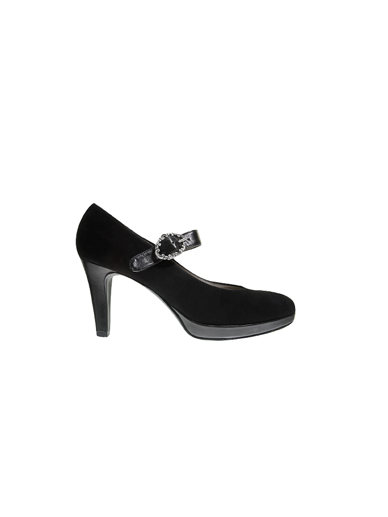 DIRNDL & BUA Trachtenschuhe - Pumps schwarz | 39