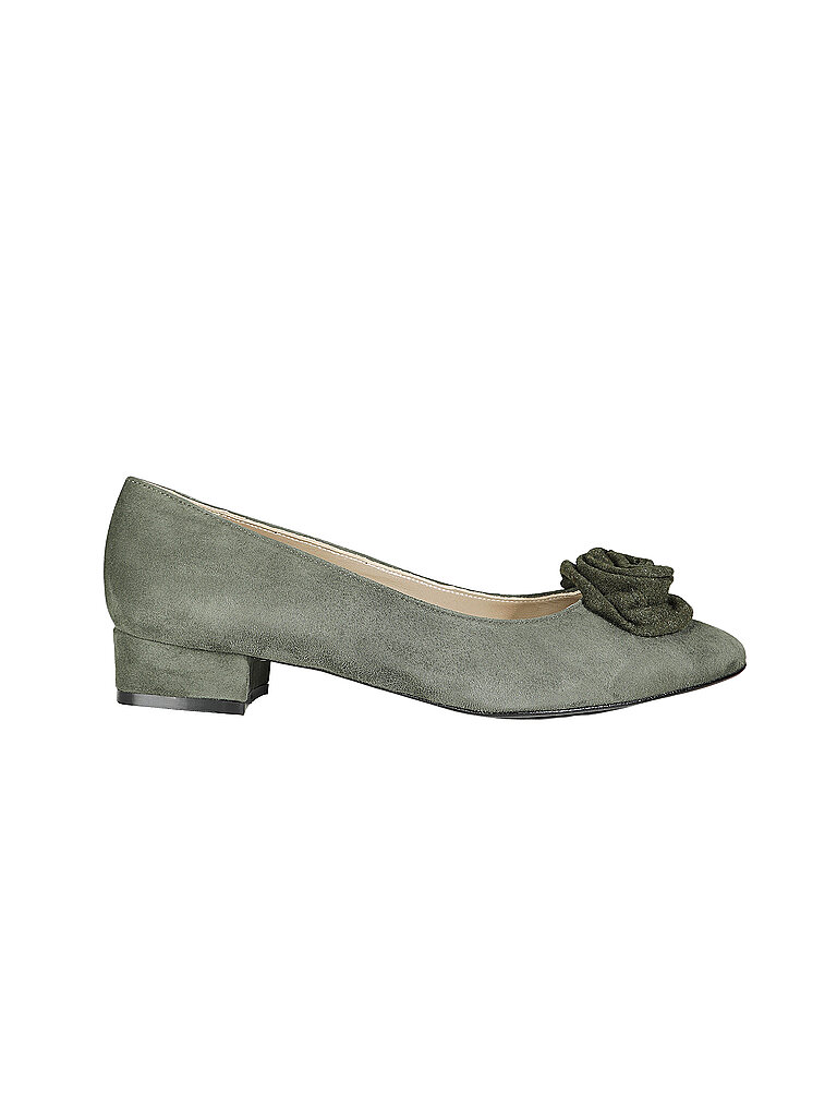 Trachtenschuhe - Ballerina grün 37 damen