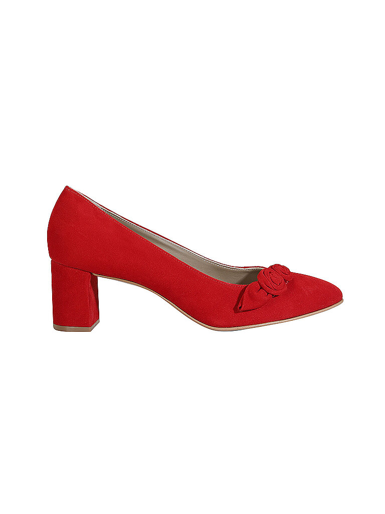 DIRNDL & BUA Trachtenschuhe - Pumps rot | 37