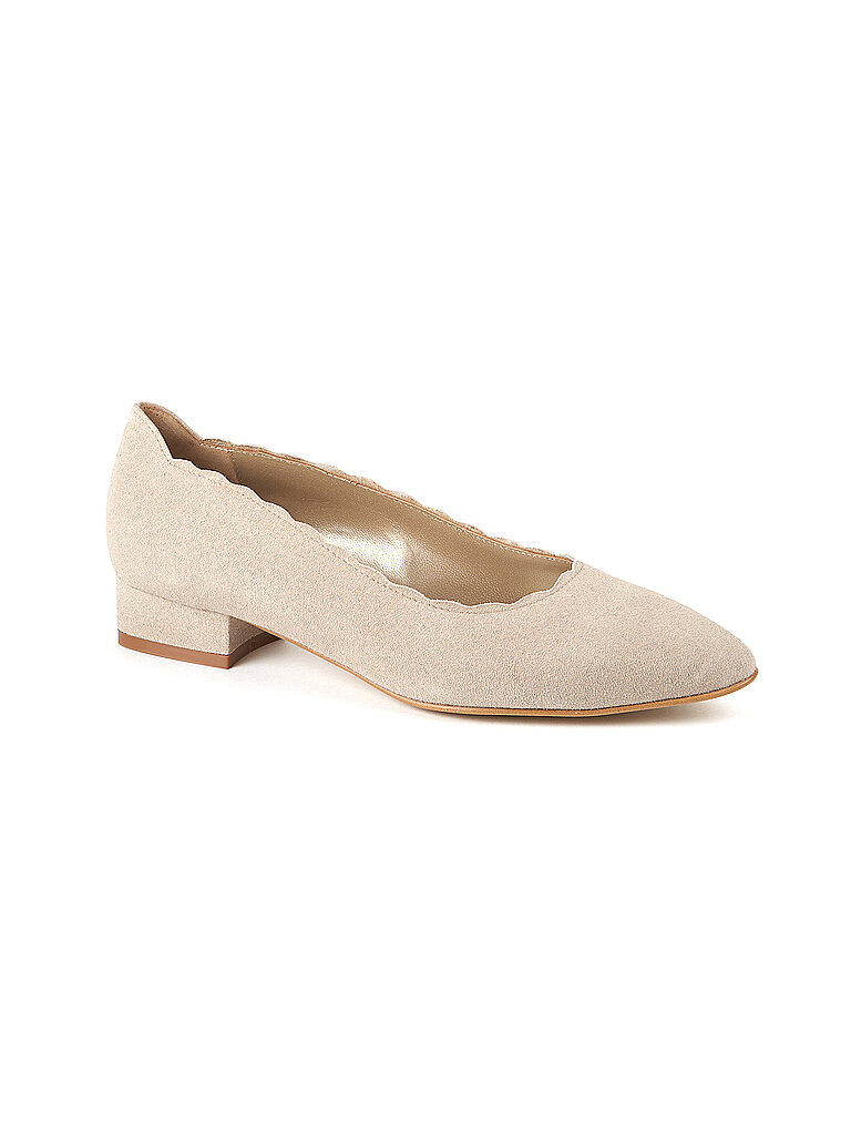 DIRNDL & BUA Trachtenschuhe - Ballerinas beige | 37