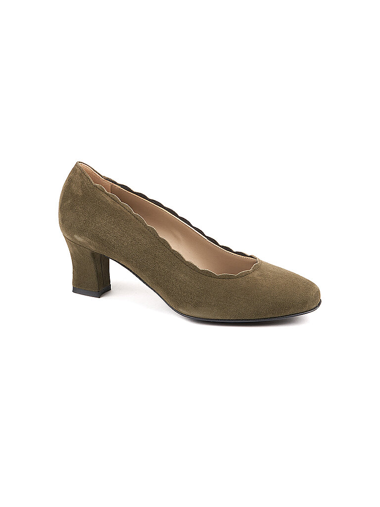 DIRNDL & BUA Trachtenpumps - Pumps olive | 37