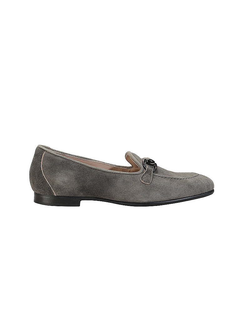 DIRNDL & BUA Loafers Antikbock grau | 37