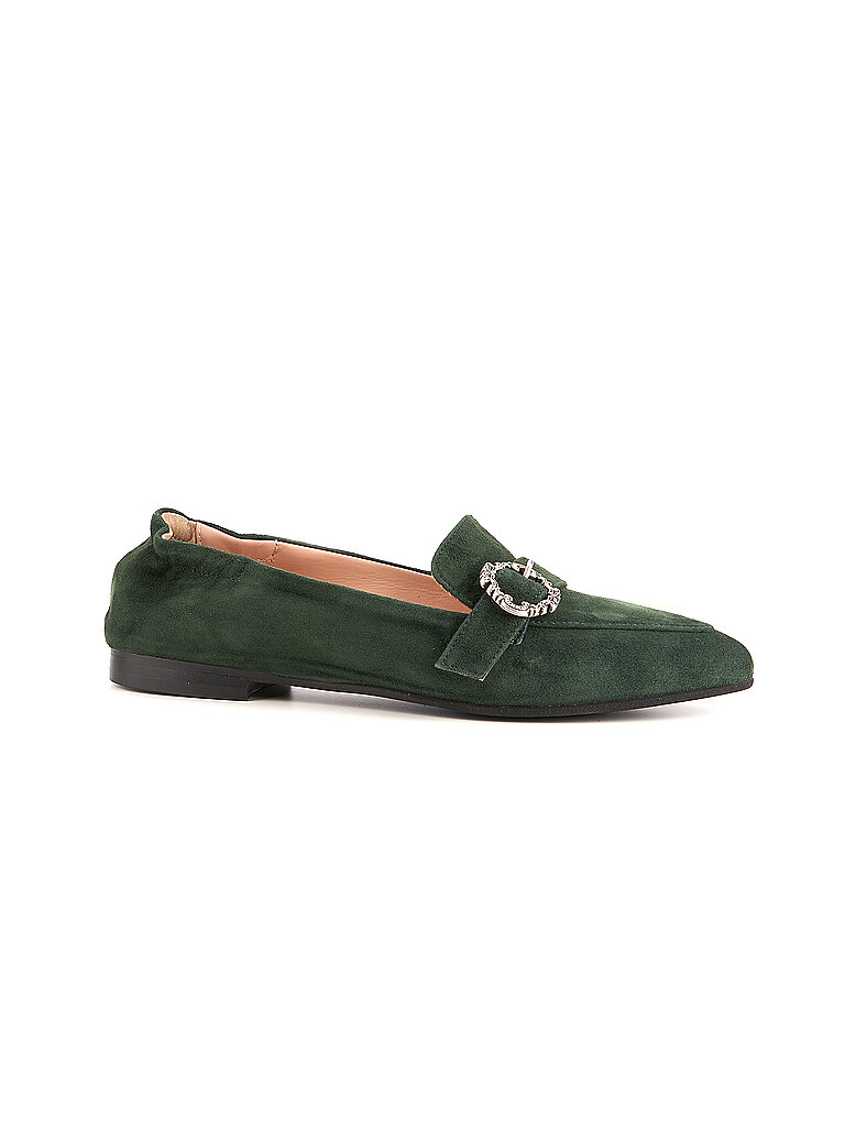 Loafers dunkelgrün 40 damen