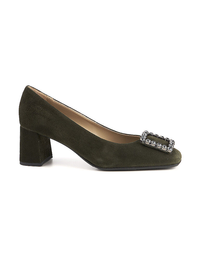 DIRNDL & BUA Trachtenpumps  grün | 38