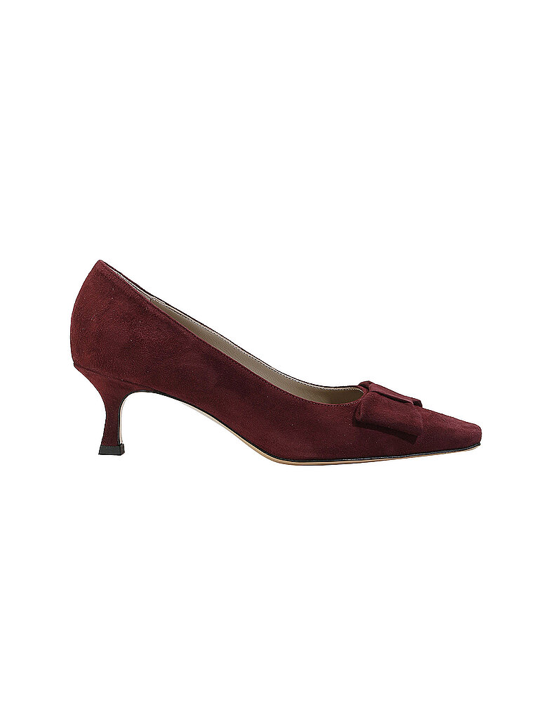 DIRNDL & BUA Trachtenpumps  dunkelrot | 38
