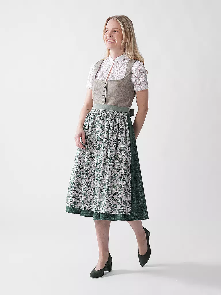 DIRNDL & BUA | Trachtenschuhe - Pumps | grün