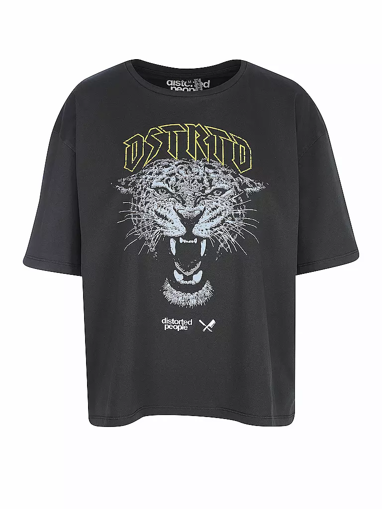 DISTORTED PEOPLE | Damen T-Shirt | schwarz