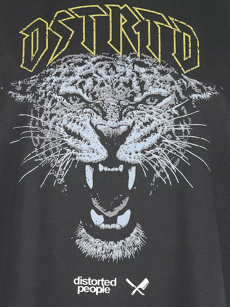 DISTORTED PEOPLE | Damen T-Shirt | schwarz