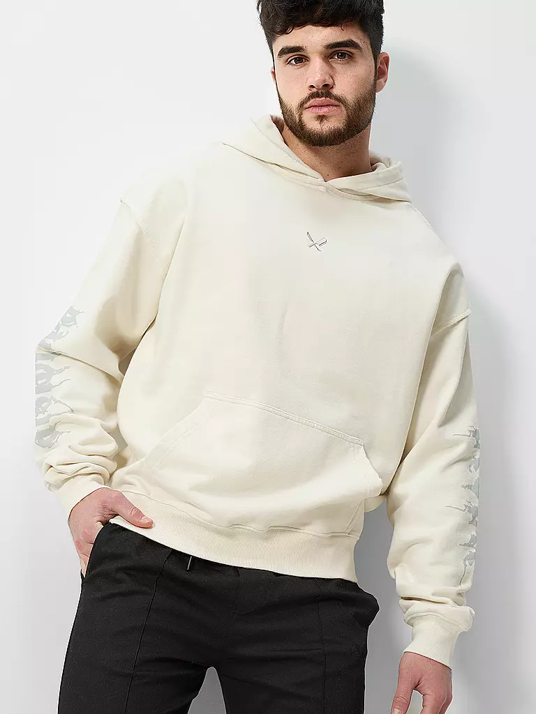 DISTORTED PEOPLE | Herren Sweater - Hoodie | creme