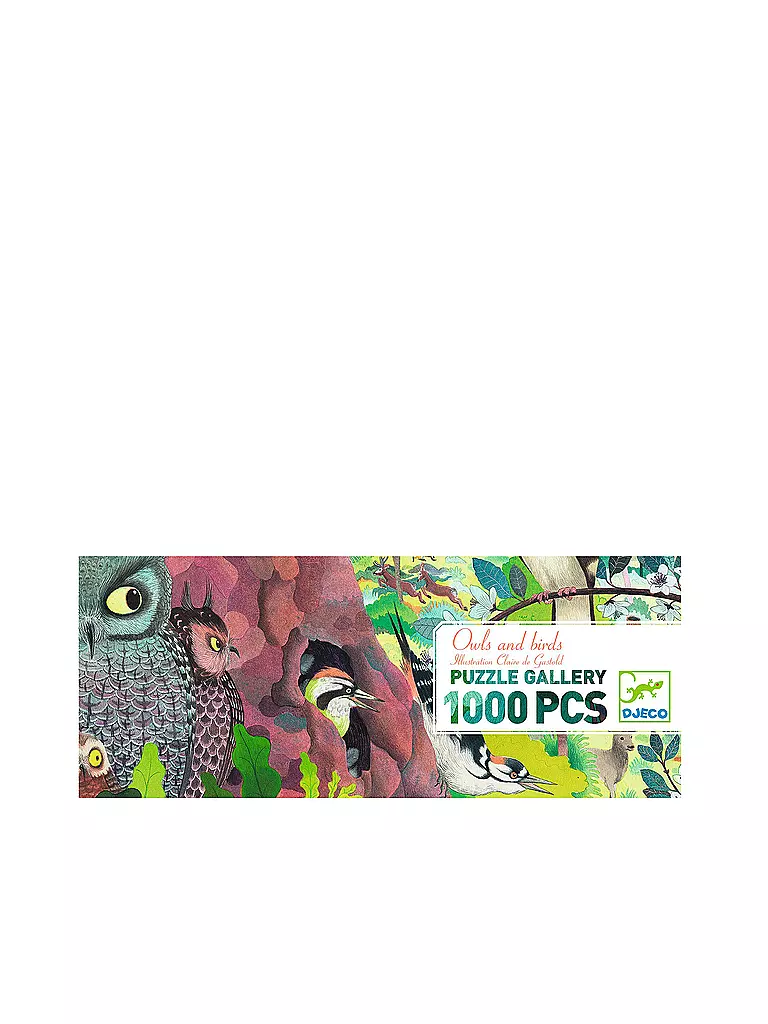 DJECO | Puzzle - Owls and birds 1000 Teile | keine Farbe