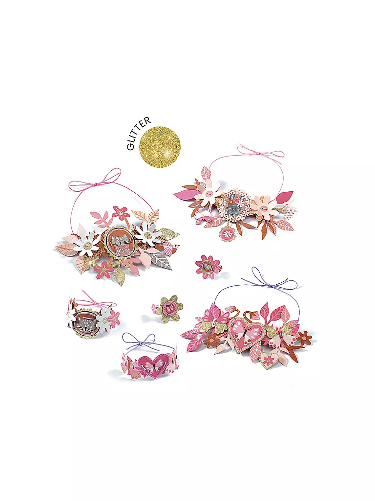 DJECO | Schmucksets zum Basteln - Zarte Medaillons | keine Farbe