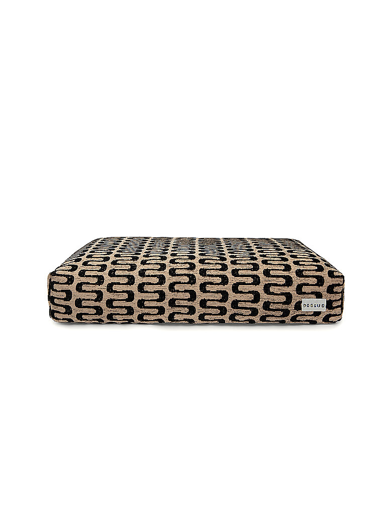 DOGGUO Hundebett RETRO-WAVE schwarz | XL
