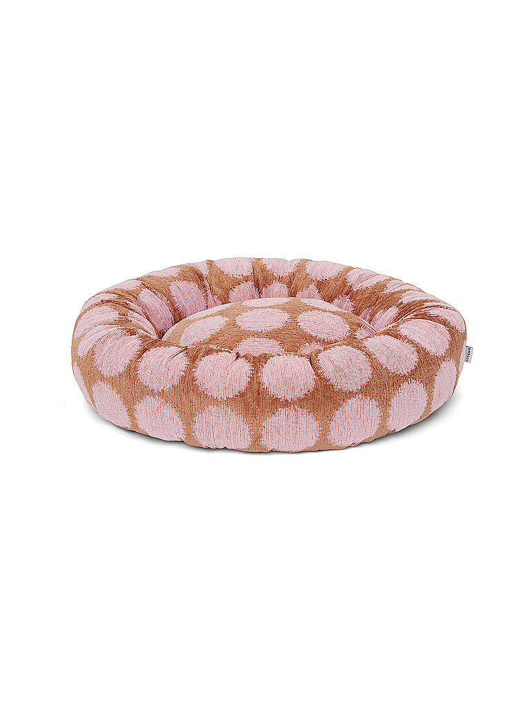 DOGGUO Hundebett ROUND DOT rosa | S
