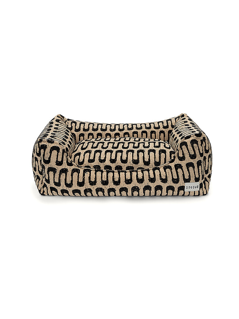 DOGGUO Hundesofa RETRO WAVE schwarz | M