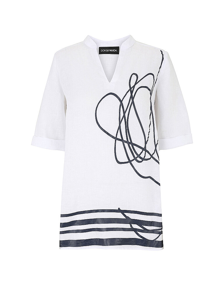 DORIS STREICH Leinenbluse weiss | 46 Image