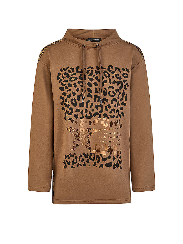 DORIS STREICH Langarmshirt  camel | 48
