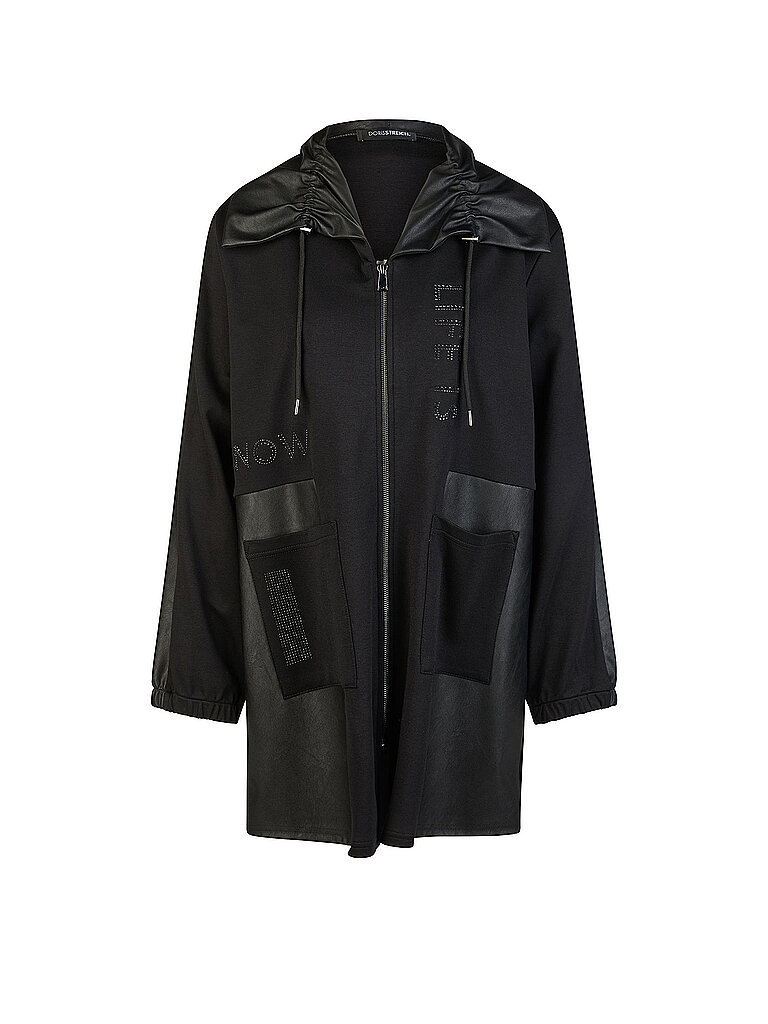 DORIS STREICH Sweatjacke  schwarz | 40