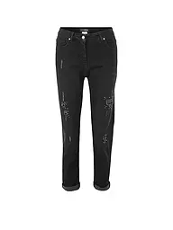 DORIS STREICH | Jeans Straight Fit  | schwarz