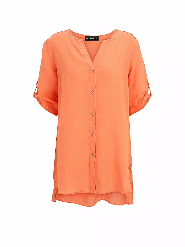 DORIS STREICH | Leinenbluse | orange