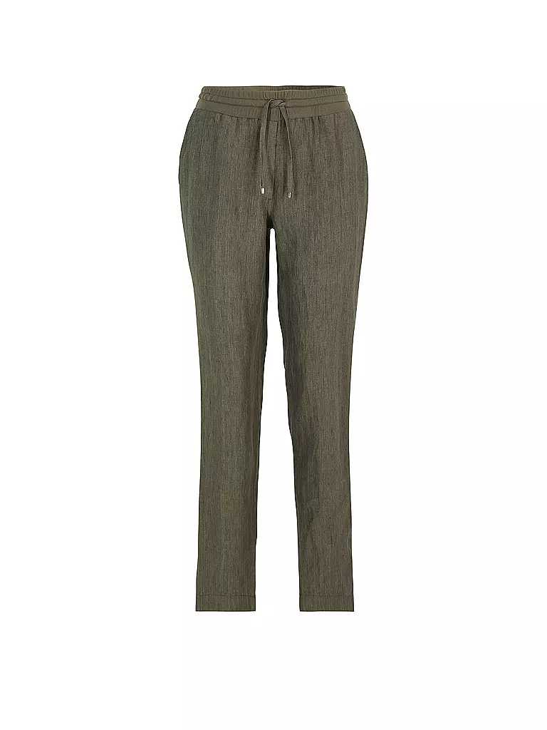 DORIS STREICH | Leinenhose | olive