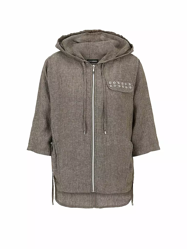 DORIS STREICH | Leinenjacke | grau