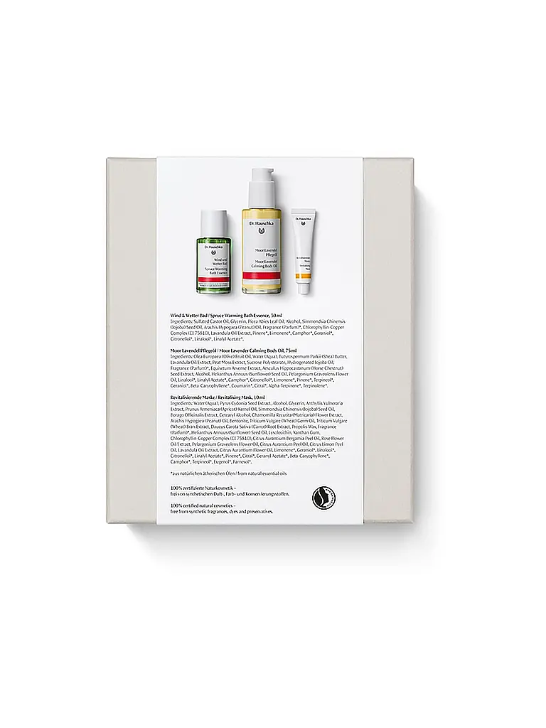 DR. HAUSCHKA | Geschenkset - Relaxed Soul Set 75ml / 30ml / 10ml | 
