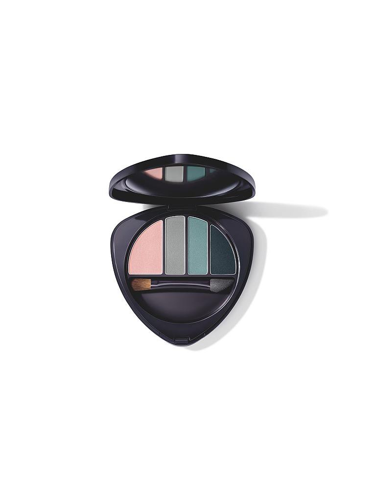 DR. HAUSCHKA | Lidschatten - Eyeshadow-Palette - Limited Edition Deep Infinity (02 Rosa/Grau/Türkis/Nachtblau) | rosa