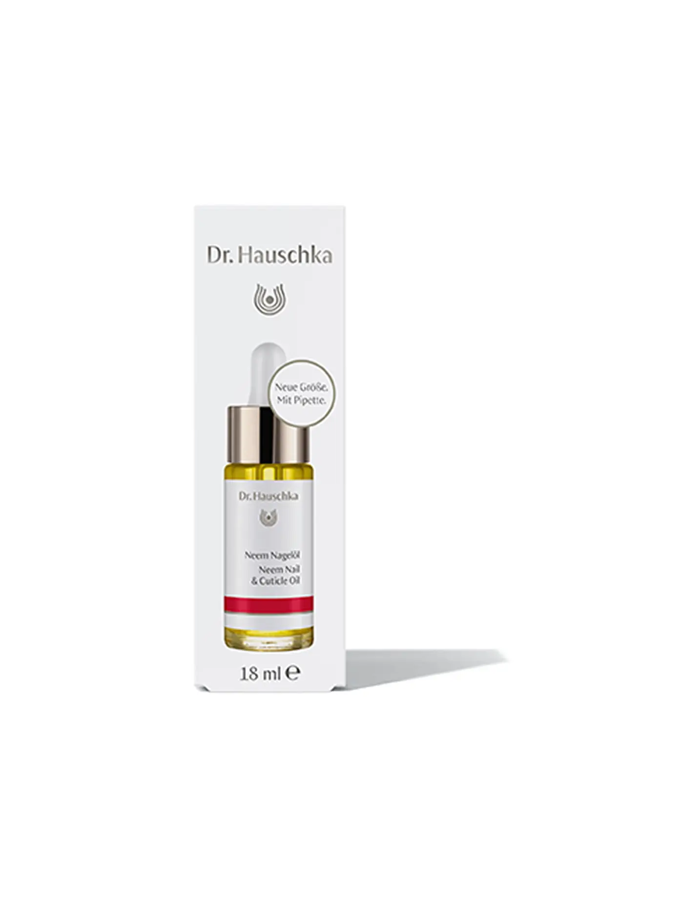 DR. HAUSCHKA | Nagelpfelge - NEEM Nagelöl mit Pipette 18ml | transparent