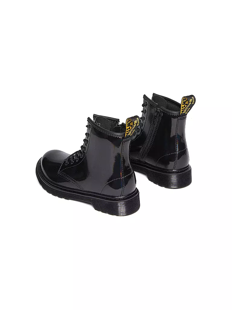 DR. MARTENS Mädchen Schnürboots PATENT schwarz J 1460