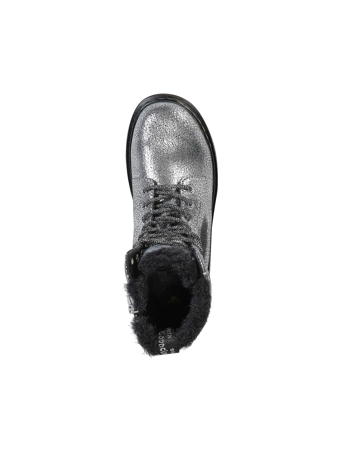 DR. MARTENS | Mädchen Schnürboots 1460 Y SERENA FOIL | silber