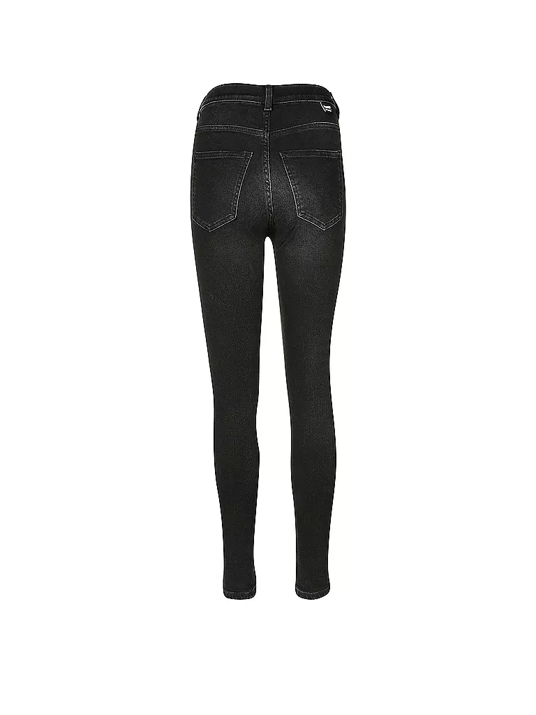 DR.DENIM | Jeans Skinny Fit (Highwaist) | schwarz