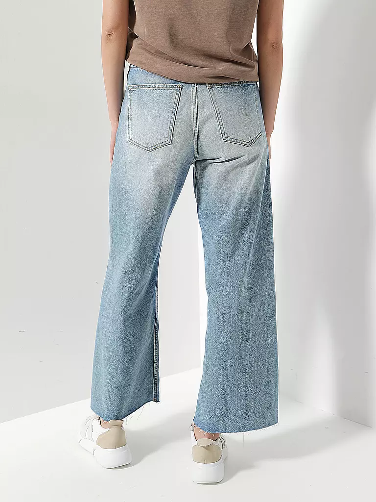 DR.DENIM | Jeans Wide Leg 7/8 Aiko | blau