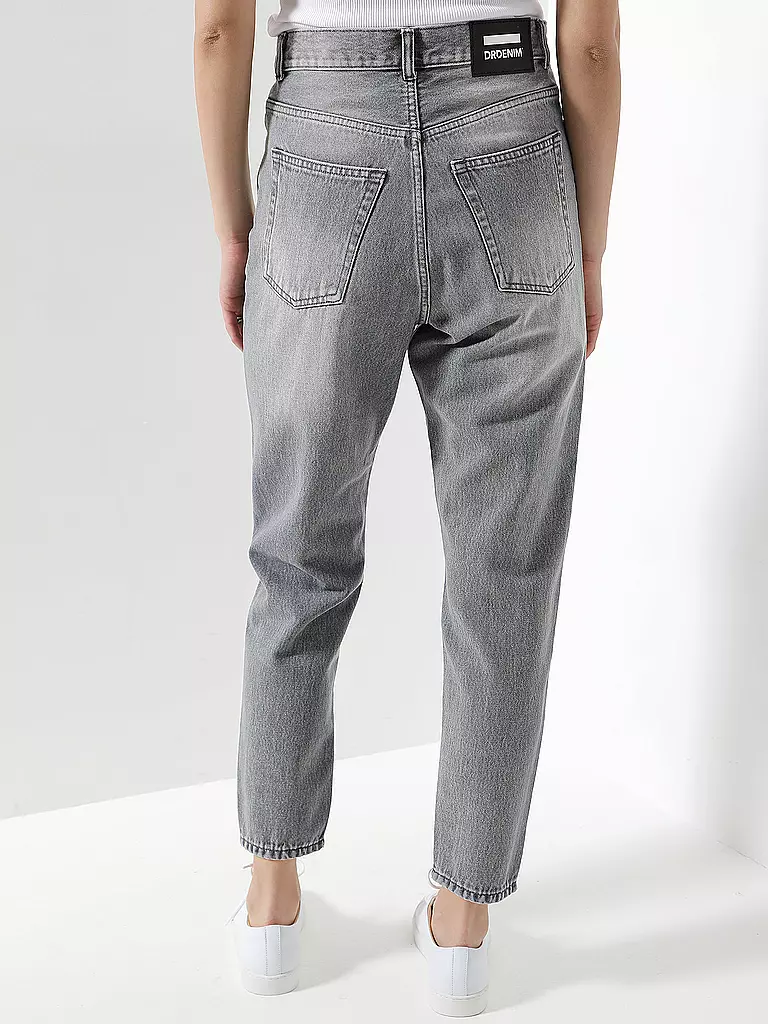 DR.DENIM | Mom Jeans Nora Highwaist 7/8 | grau