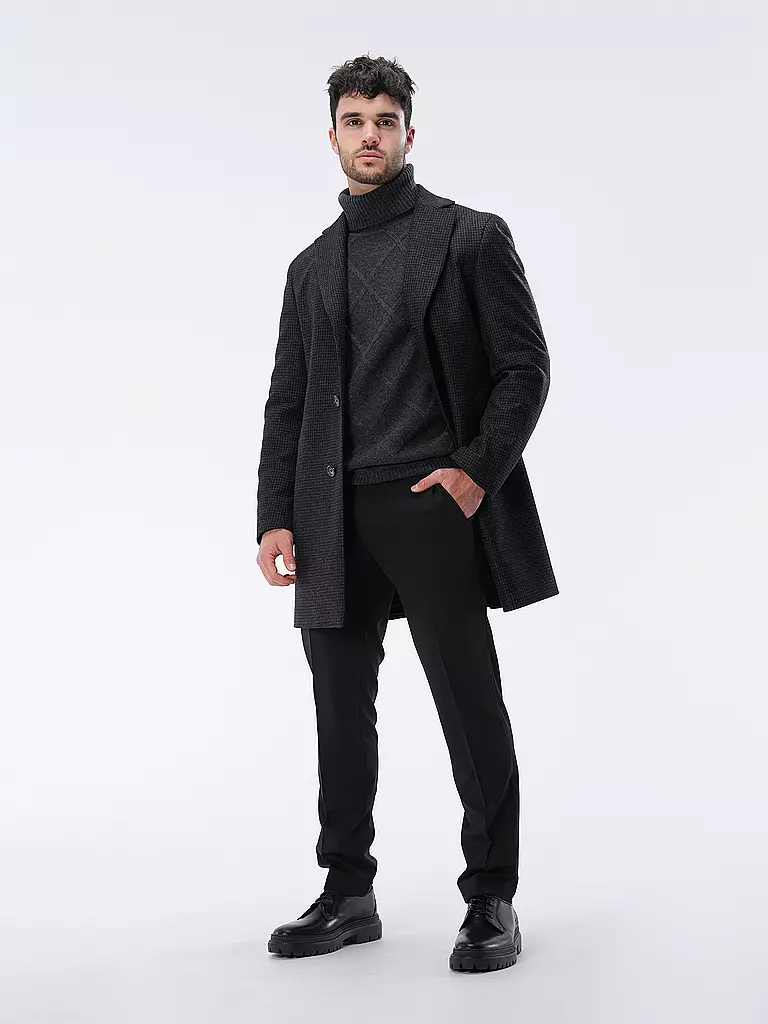 DRESSLER | Wollmantel | grau