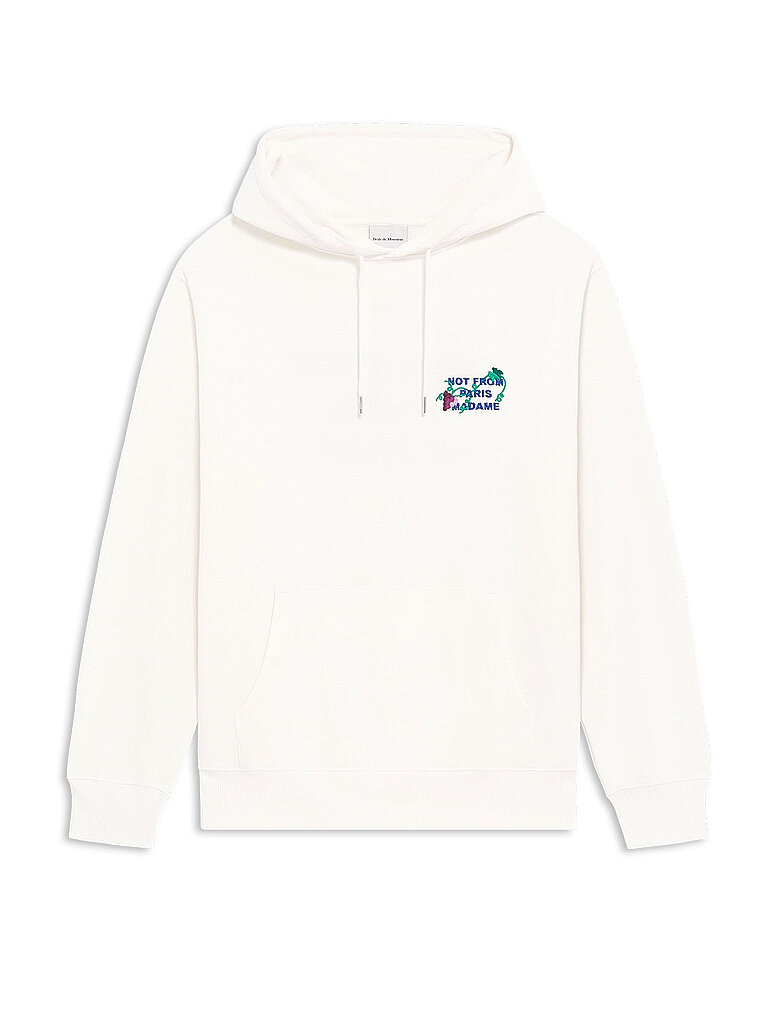 DROLE DE MONSIEUR Kapuzensweater - Hoodie weiss | M