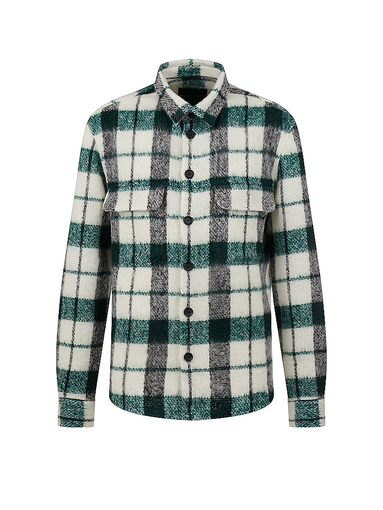 DRYKORN Overshirt Seled Plaid grün | S
