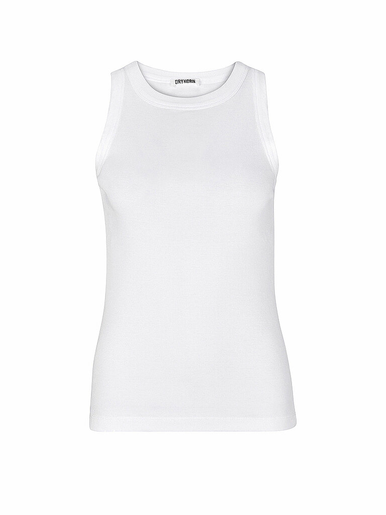 DRYKORN Tanktop Tight Fit OLINA weiss | XS