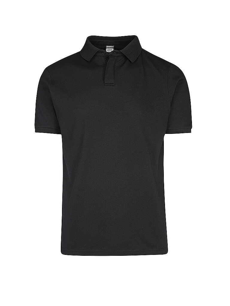 DRYKORN Poloshirt Regular Fit Santos schwarz | L