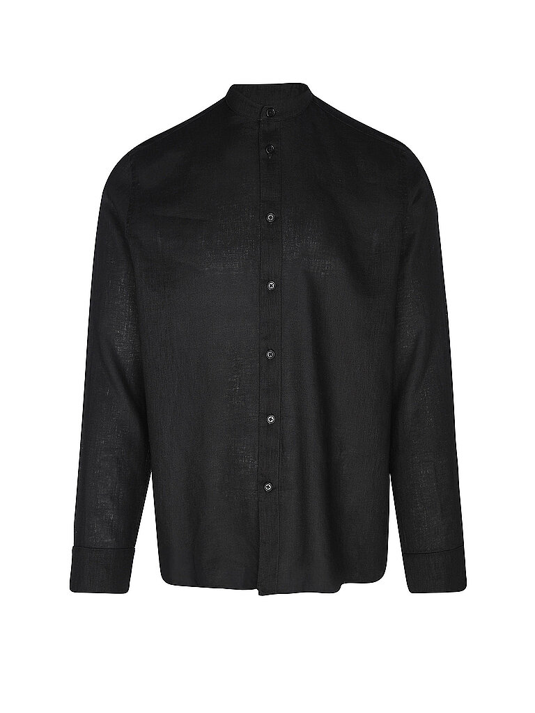 DRYKORN Leinenhemd TALOC schwarz | S