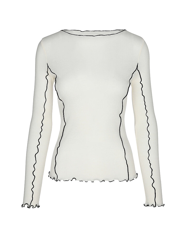 Langarmshirt YASARA_2 creme S damen