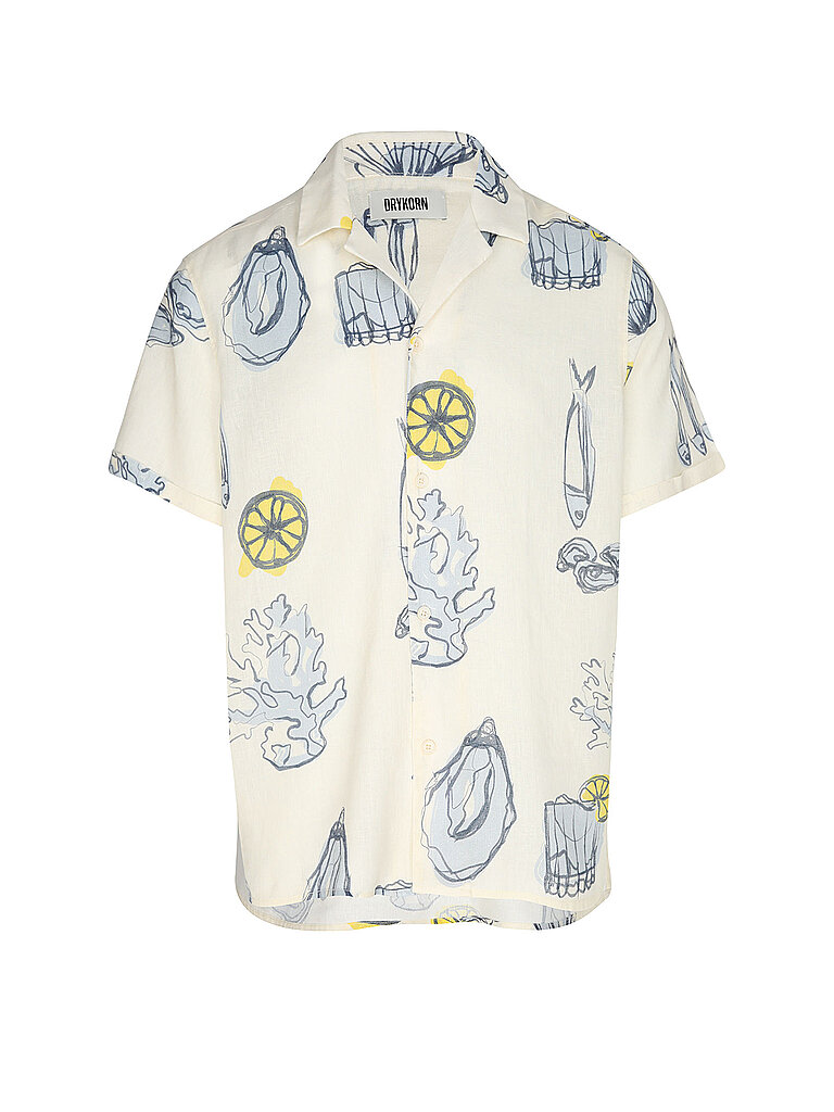 Hemd BIJAN_2 creme S herren