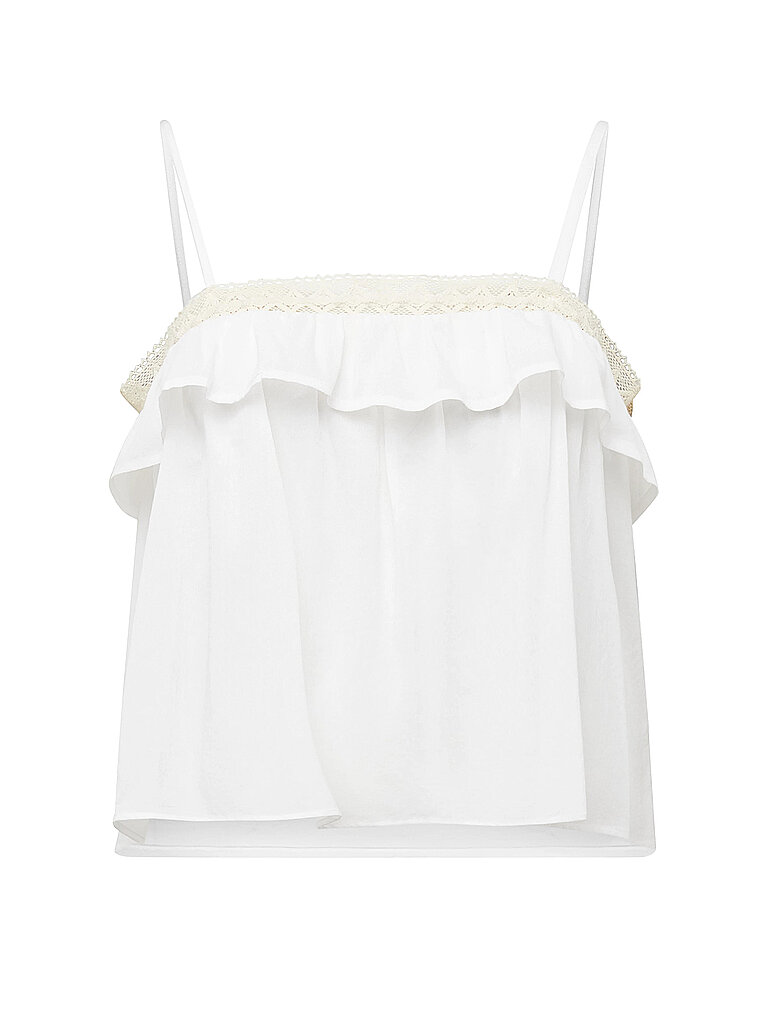 Top Cropped Fit TISANE 1 weiss 40 damen