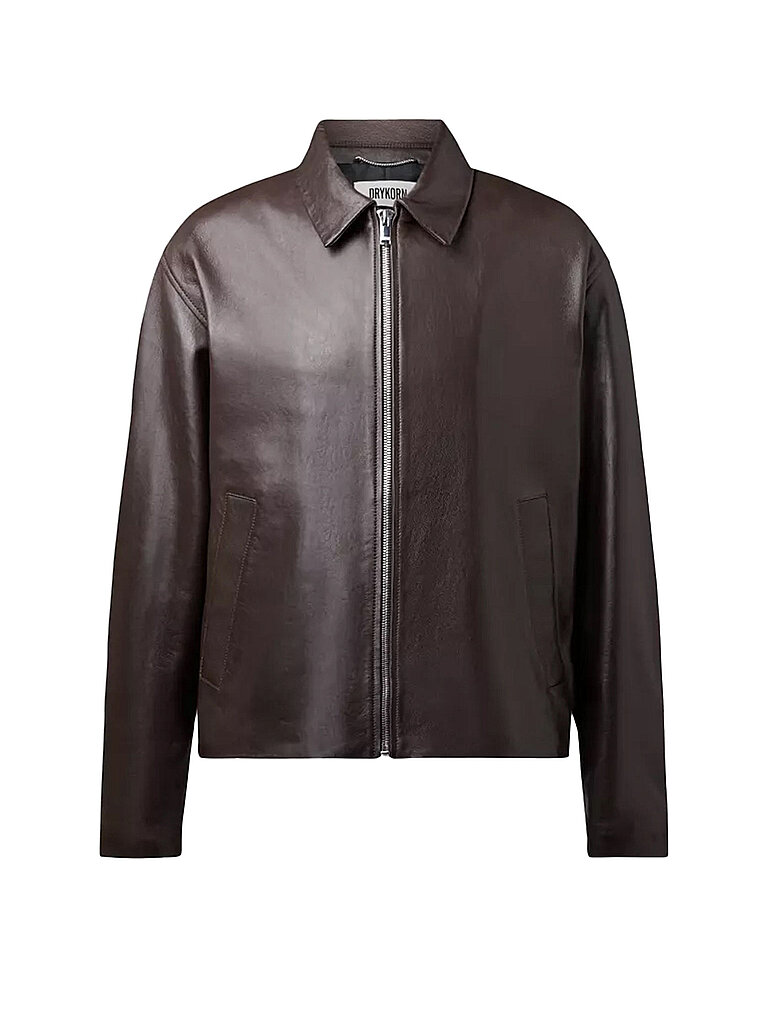 DRYKORN Lederjacke RIKKO 10 braun | M
