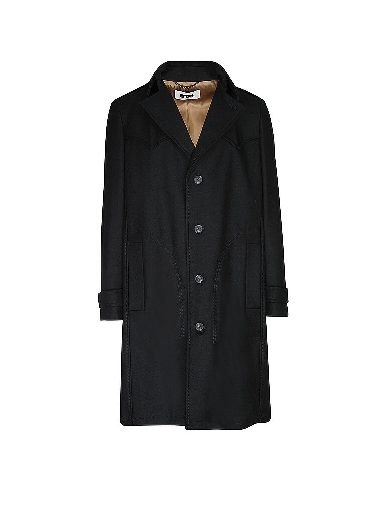DRYKORN Wollmantel DRYOXFOR schwarz | 48