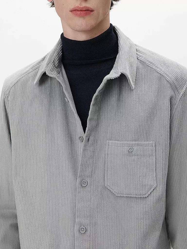 DRYKORN | Cordhemd - Overshirt LAREMTO | grau