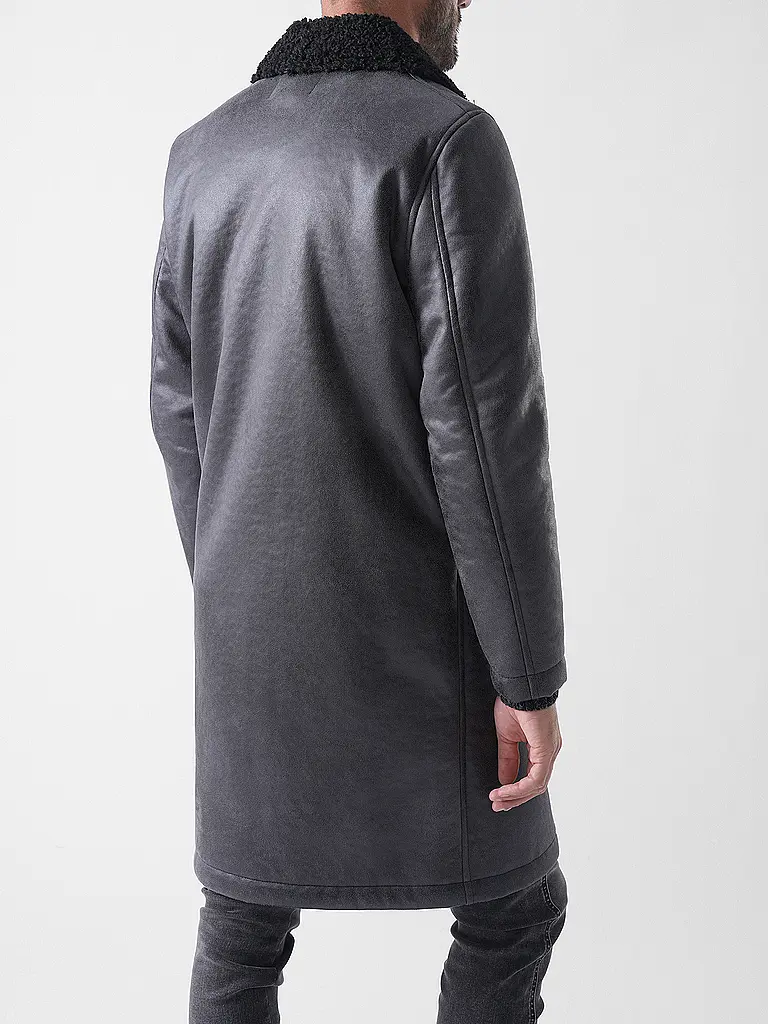 DRYKORN | Jacke in Lederoptik  | Schwarz