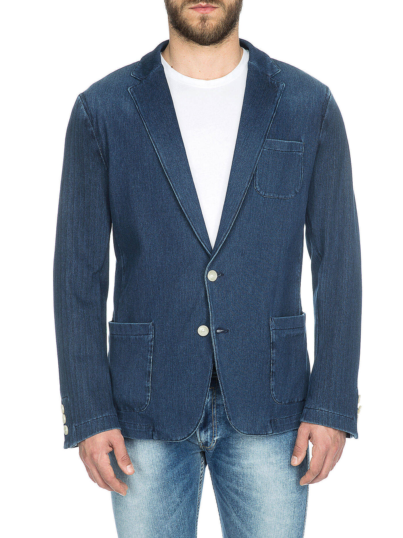 DRYKORN | Jeans-Sakko Slim Fit | blau