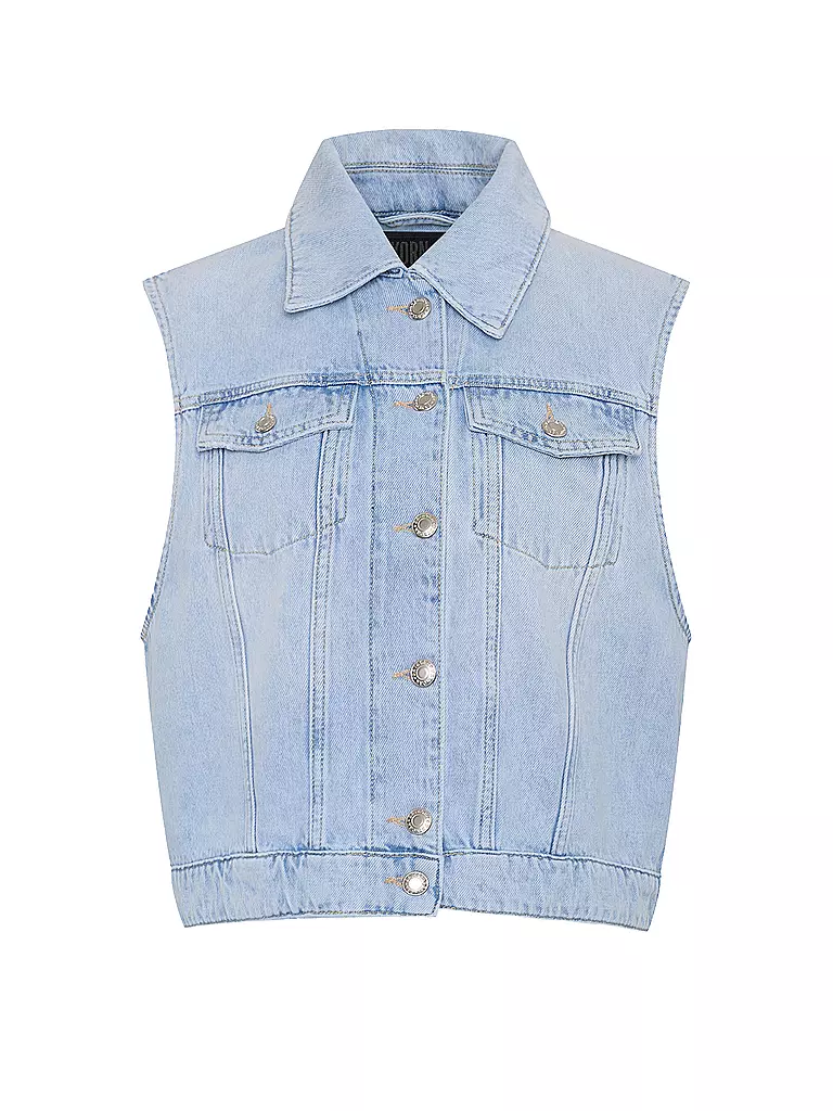 DRYKORN | Jeansgilet HANSALL | hellblau