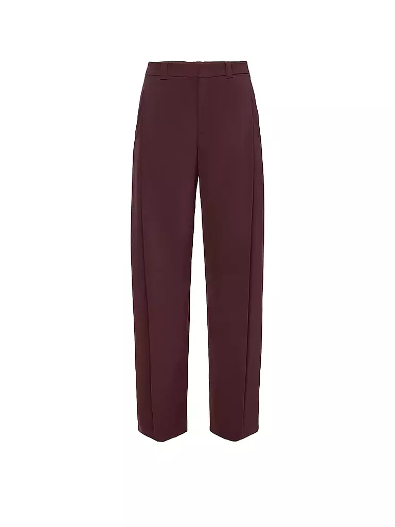 DRYKORN | Marlenehose UNPACK | dunkelrot